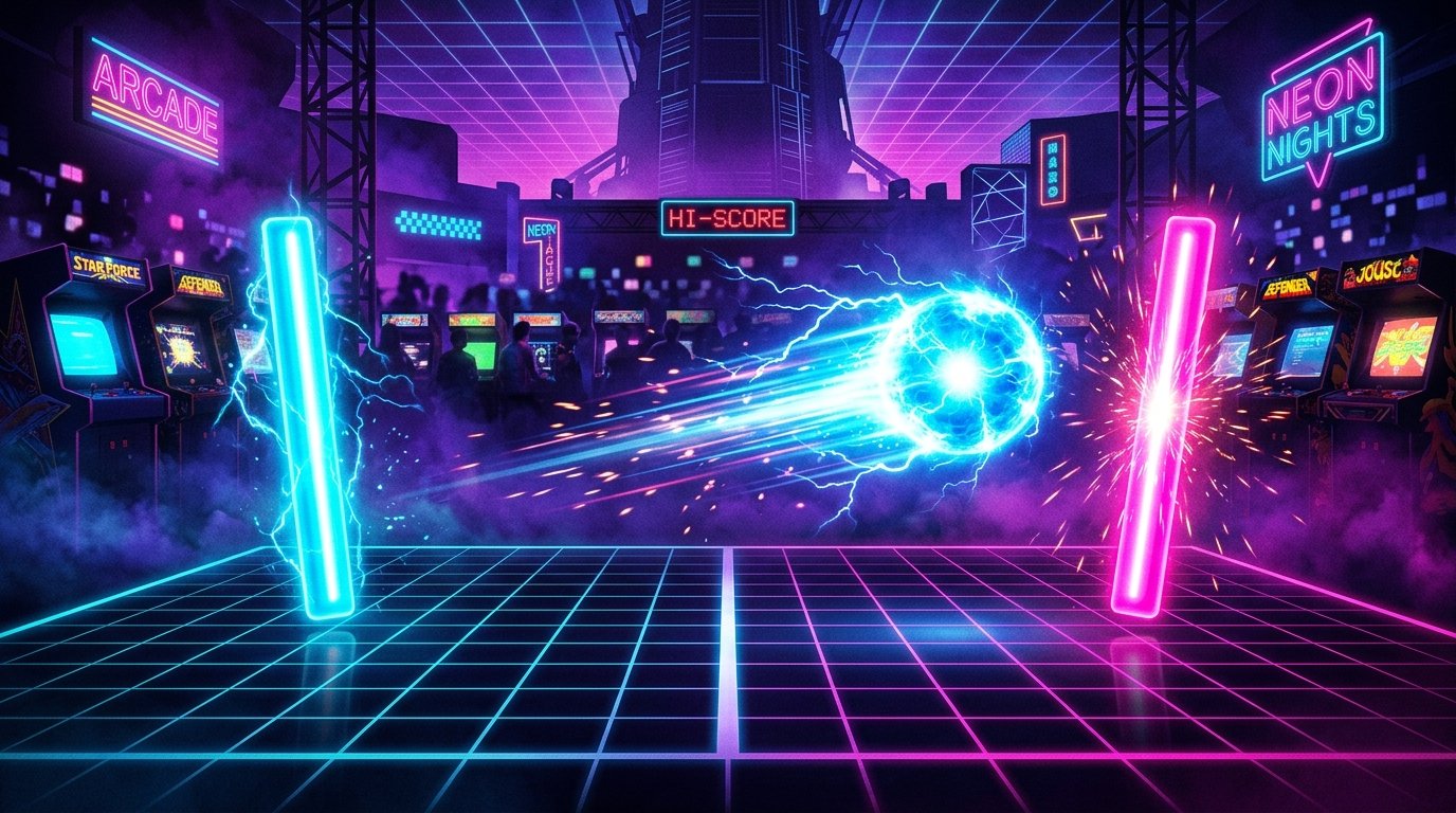 Cyber Pong Game Cover