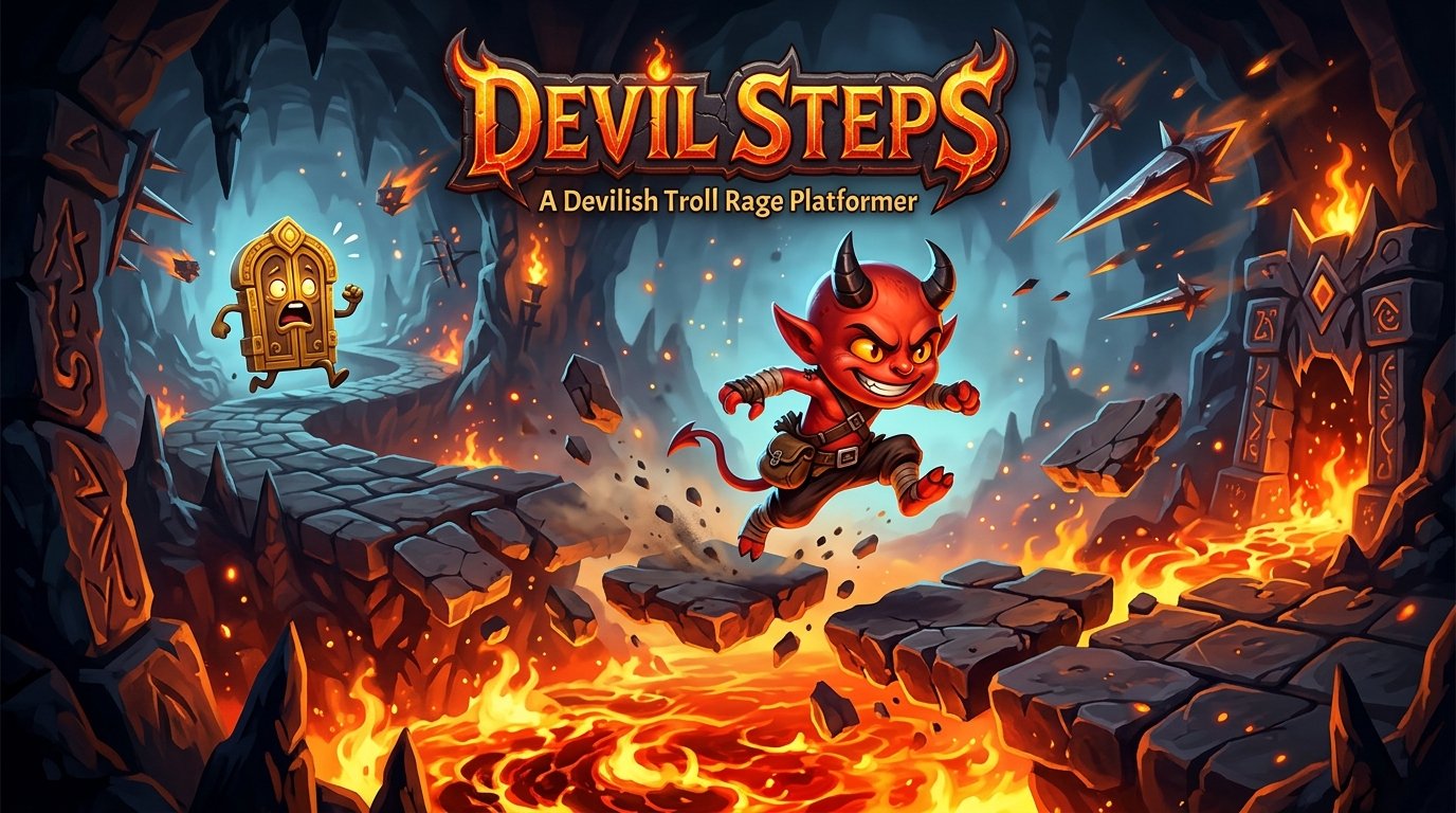 Devil Steps: Level Devil Troll Platformer