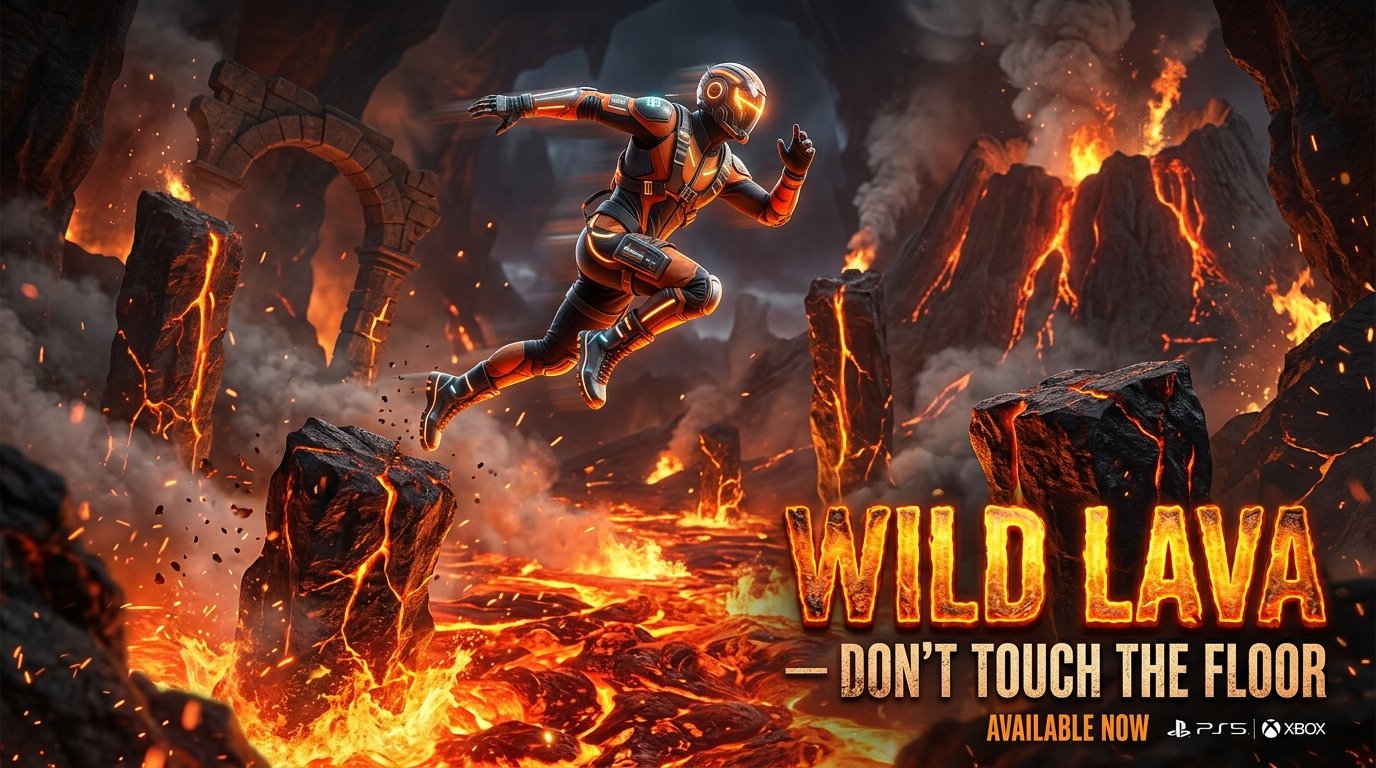 Wild Lava: Floor is Lava 3D Poster