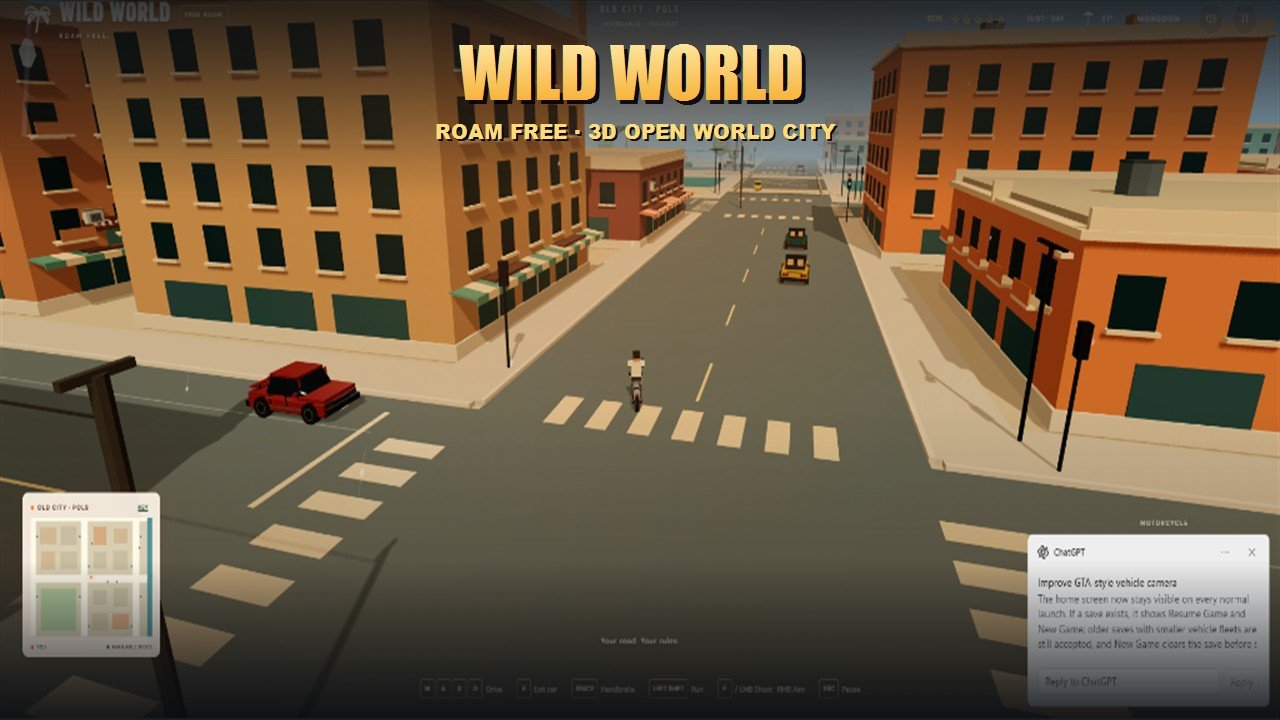 Wild World: Open World 3D City